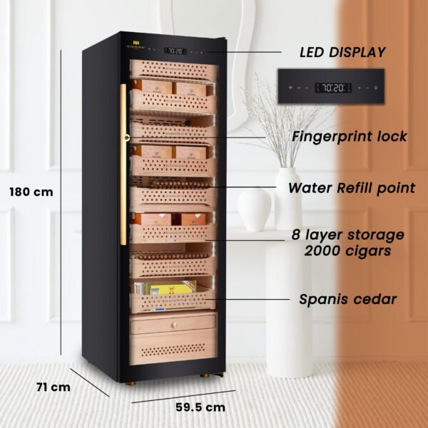 Hemingway Electric Cigar Humidor B6 - Image 2