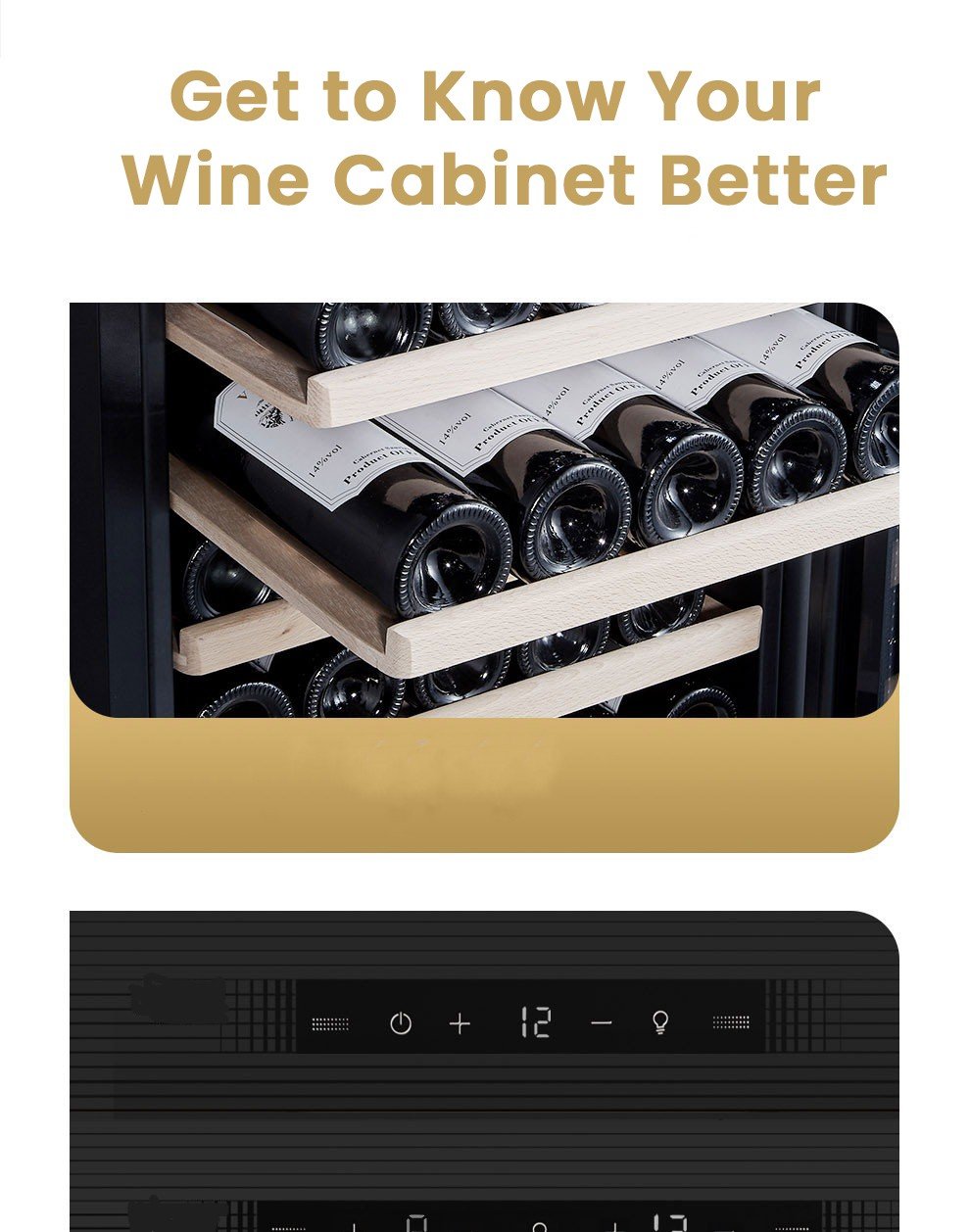 Vinocave Red wine Cabinet Constant Temperature wine cabinet home thermostatic cabinet red wine cabinet 280A - Image 7