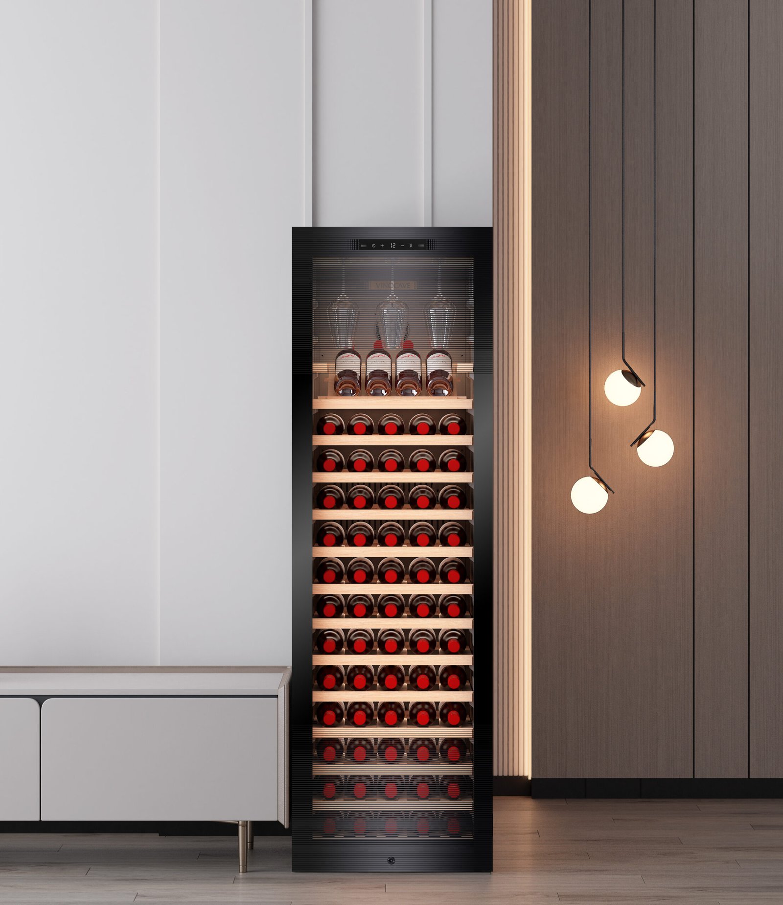 Vinocave Red wine Cabinet Constant Temperature wine cabinet home thermostatic cabinet red wine cabinet 280A - Image 8
