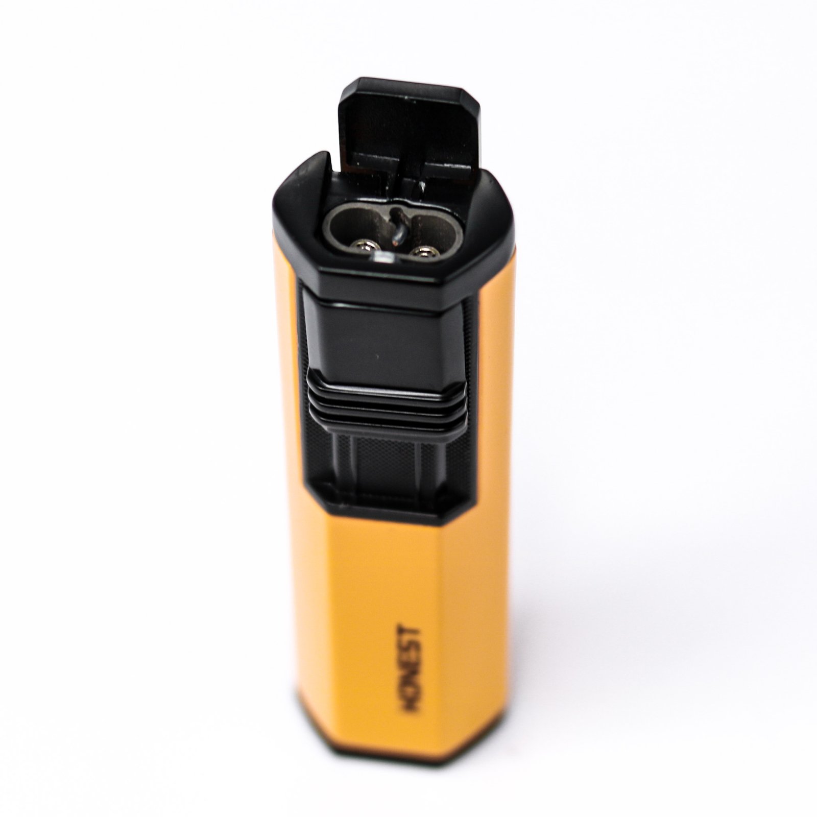 HONEST Cigar Lighter Jet Flame Butane Gas Torch with Cigar Puncher Metal - Image 5