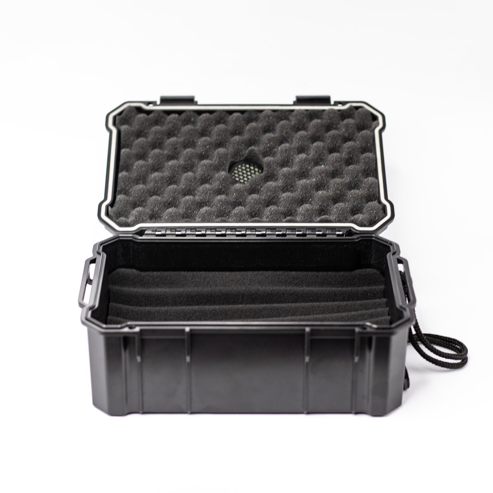 HEMINGWAY TRAVEL CIGAR BOX MEDIUM HARD CASE WITH PLUCK FOAM WITH HYGROMETER BOX CIGAR - Image 2