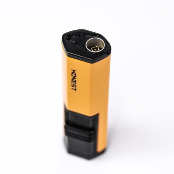 HONEST Cigar Lighter Jet Flame Butane Gas Torch with Cigar Puncher Metal - Image 6