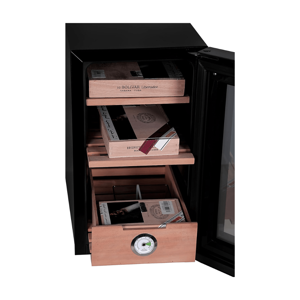 Hemingway Electric Cigar Humidor Cabinet With Hygrometer Thermo Electric Cigar Humidor