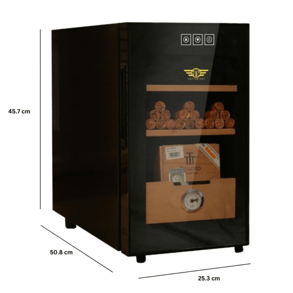 Hemingway Electric Cigar Humidor Cabinet With Hygrometer Thermo Electric Cigar Humidor - Image 4