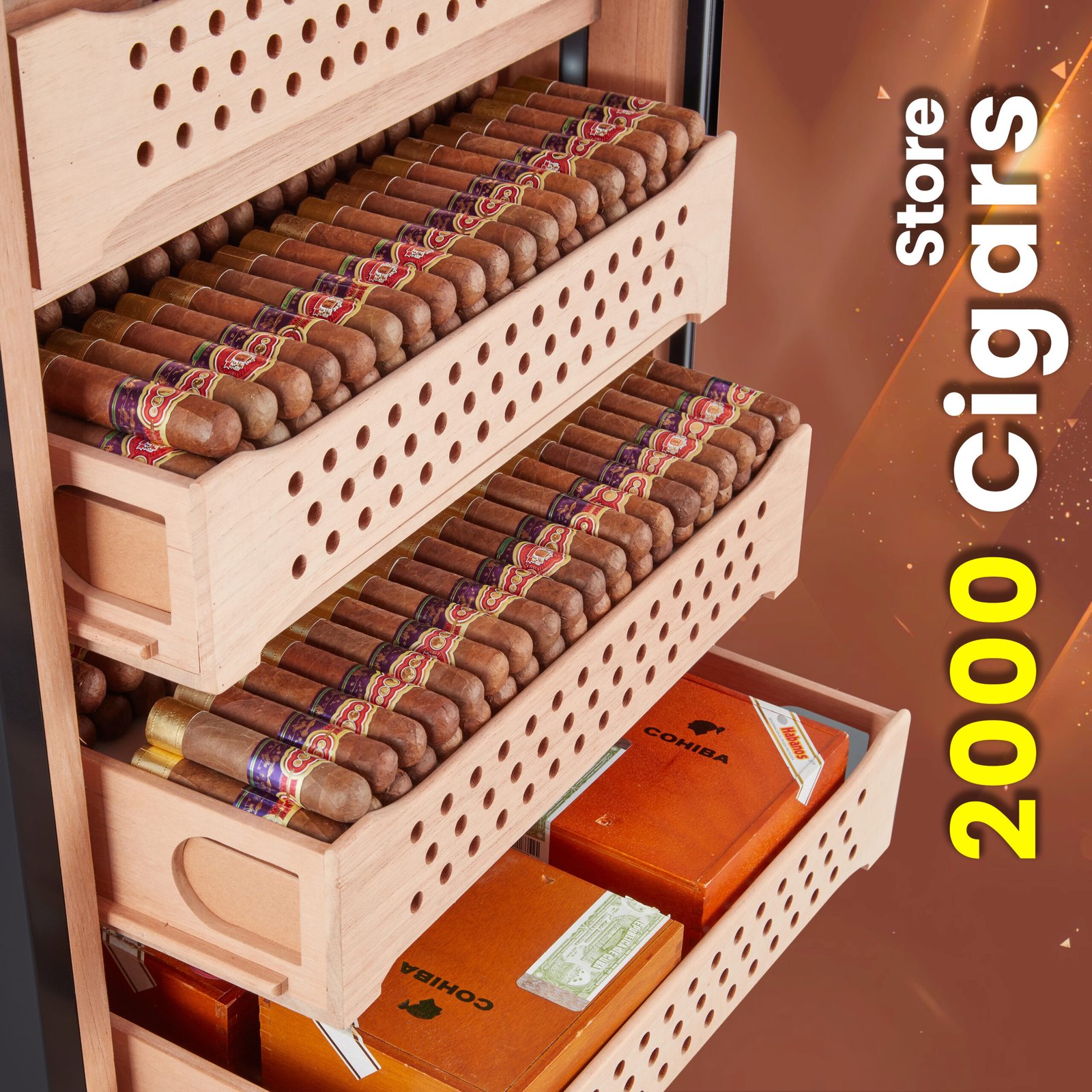 Hemingway Electric Cigar Humidor B8 - Image 5