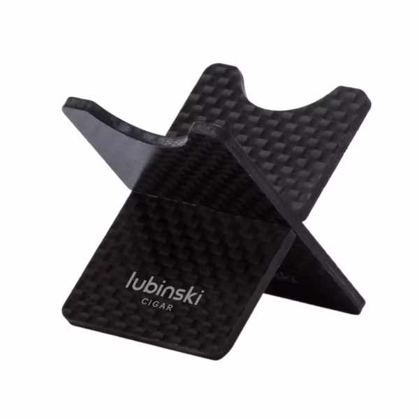 Lubinski Cigar Holder Stand Portable Cigar Tool Travel Pocket Size Premium Quality- Black - Image 1