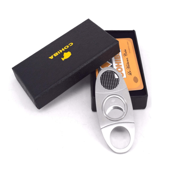 Cigar Cutter Stainless Steel Cigar Cutter Cuts Up to 60 Gauge Cigar