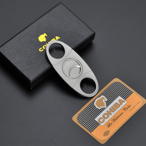 Cigar Cutter Stainless Steel Cigar Cutter Cuts Up to 60 Gauge Cigar - Image 2