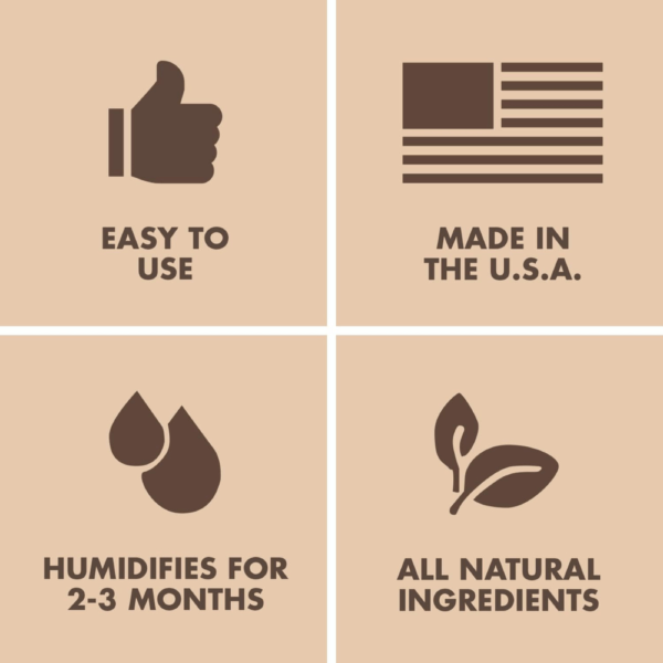 Boveda 72% Size 60 Two-Way Humidity Control Packs For Wood Humidifier Box – Moisture Absorbers – Individually Wrapped Hydration Packets - Image 5