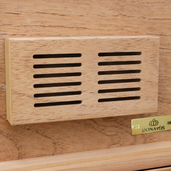 Donatus Cedar Cigar Humidor Case Large Capacity Cigar Storage Box W/Humidifier & Hygrometer - Image 7