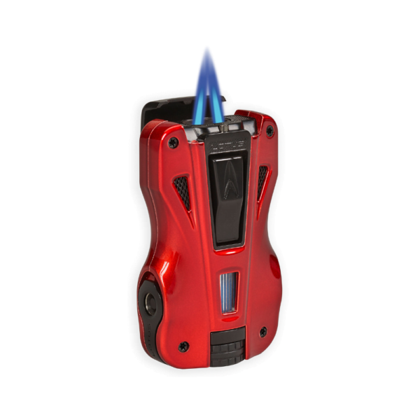 Lotus GT Twin Pinpoint Torch Cigar lighter L73 Dual - Flush Lighter - Red - Image 3