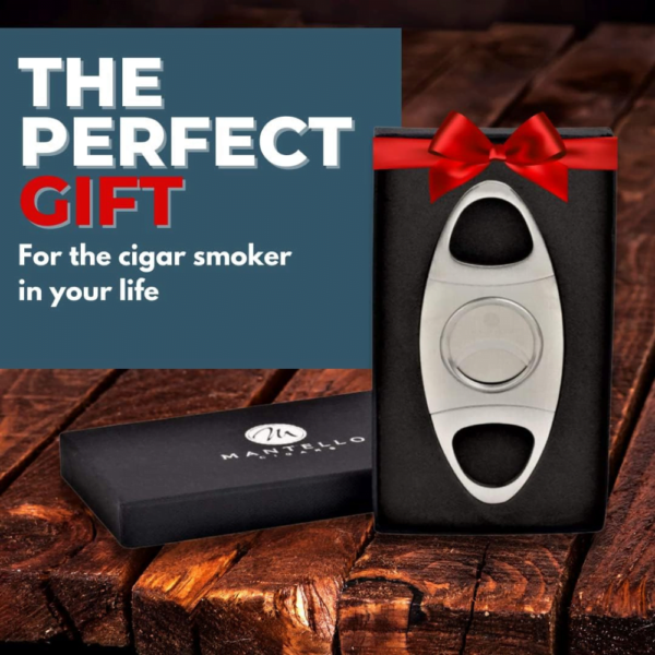 Cigar Cutter Stainless Steel Cigar Cutter Cuts Up to 60 Gauge Cigar - Image 7