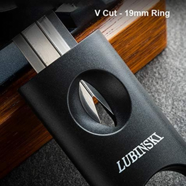 Lubinski V-Cut Cigar Cutter Plastic Cigar Cutter Clipper - Black ( Pack Of 2 ) - Image 4