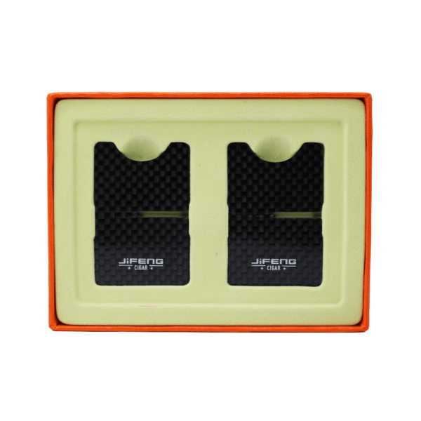 Portable Cigar Holder Stand Metal Cigar Rest with Leather Case Black - Image 4
