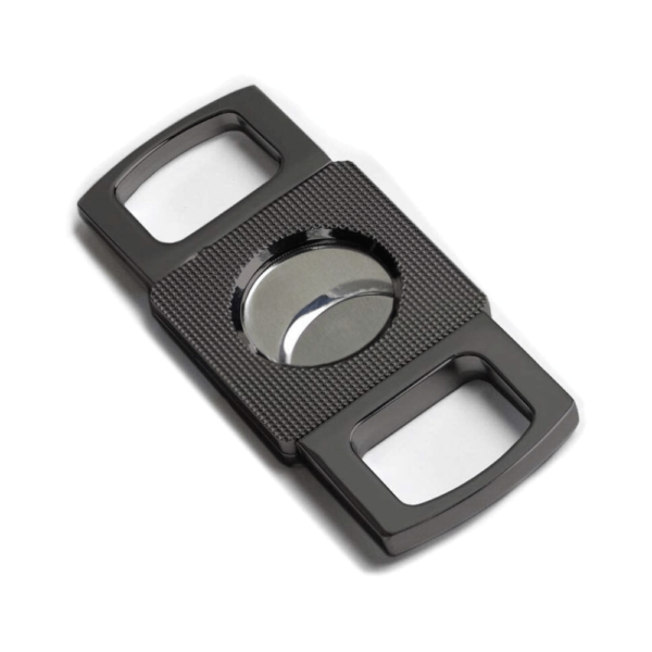Portable Cigar Cutter Grey Gift Boxed Cigar Cutter Zinc Alloy Plated Stainless Steel Double Edge Cigar Cutter
