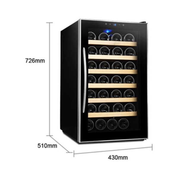 Electronic Temperature wine Cooler Wine Fridge fashion touch screen Temperature And Humidity Storage - Image 3