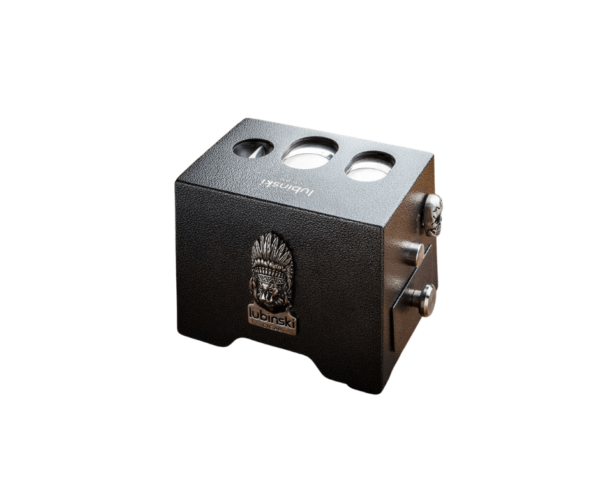 Lubinski Luxury Cigar Cutter Stainless Steel Table Top 3 in one Cutter - Image 2