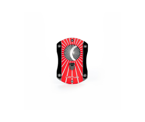 LOTUS Stainless Steel Cigar Guillotine Painted Cigar Scissors - RED - Image 2