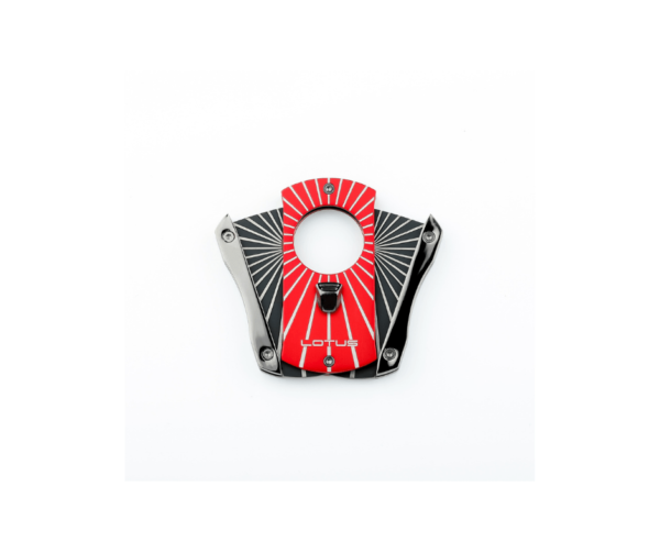 LOTUS Stainless Steel Cigar Guillotine Painted Cigar Scissors - RED - Image 3