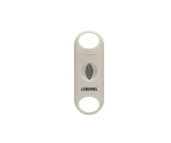 Lubinski  Cigar V-Cut Cigar Cutter Cut Depth Cigar Cutter - White - Image 2