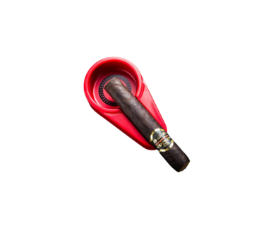 Lubinski Travel Cigar Ashtray Outdoor Cigar Accessories For Home Outside Patio Office - RED - Image 3