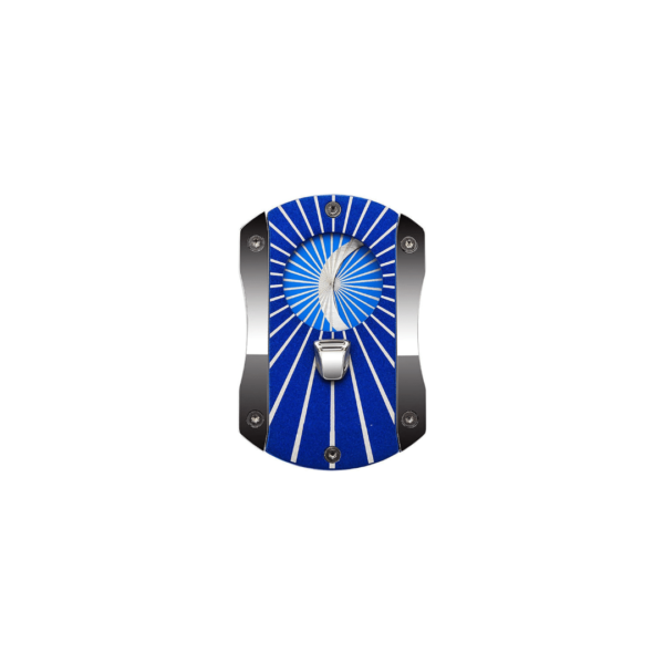 LOTUS Cigar Cutter Premium Quality Sharp Double Blades Butterfly Shape - BLUE - Image 2