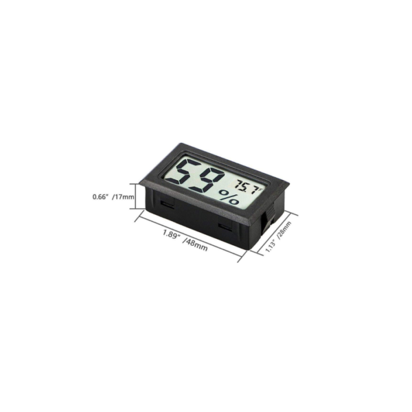 Hemingway Mini Hygrometer Digital with Temperature Meter Sensor - Image 2