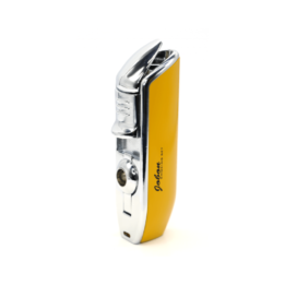 Jobon Cigar Lighter Triple Jet Flame Torch Lighter with Cigar Puncher - Yellow - Image 2
