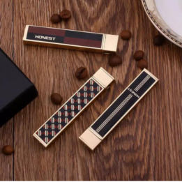 Honest Portable Cigar Lighter Adjustable Soft Flame Lighter Butane Lighter Pocket Lighter - Image 3