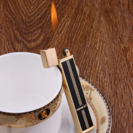 Honest Portable Cigar Lighter Adjustable Soft Flame Lighter Butane Lighter Pocket Lighter - Image 2