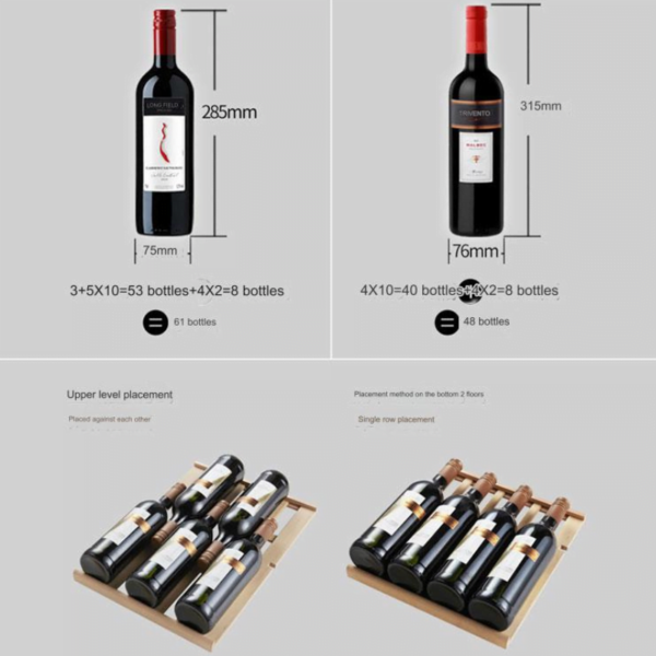 Vinocave Red wine Cabinet Constant Temperature wine cabinet home thermostatic cabinet red wine cabinet 280A - Image 6