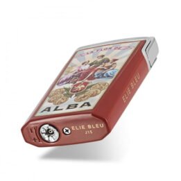 Elie Bleu J-15 Red Alba Jet Flame Torch Lighter Beautiful luxury lighter Elie Bleu in Red LA FLOR DE - Image 3