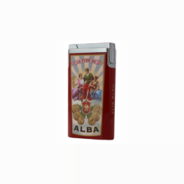 Elie Bleu J-15 Red Alba Jet Flame Torch Lighter Beautiful luxury lighter Elie Bleu in Red LA FLOR DE - Image 2