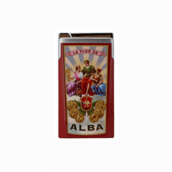 Elie Bleu J-15 Red Alba Jet Flame Torch Lighter Beautiful luxury lighter Elie Bleu in Red LA FLOR DE