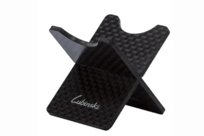 Lubinski Cigar Holder Stand Travel Pocket Size Premium Quality  - Black
