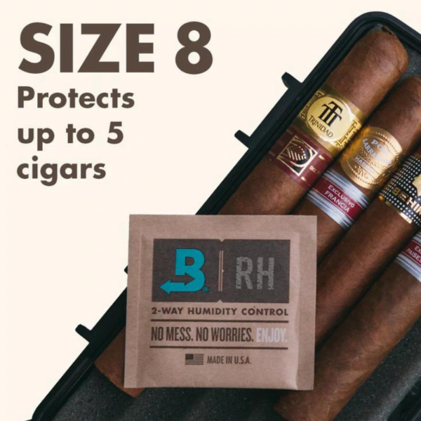 BOVEDA 69% RH SIZE 8 FOR A TRAVEL HUMIDOR - Image 2