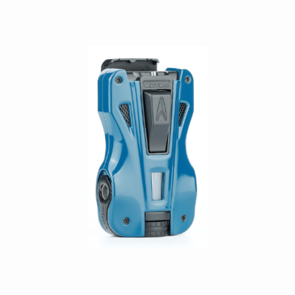 Lotus Cigar lighter Premium Quality L73 Dual Flush Lighter Perfect for Cigars - Blue