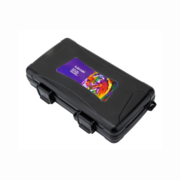 Lubinski Cigar Travel Case Cigar Plastic 5 Count Storage Box With Red Lion Patron - Image 2