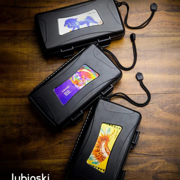 Lubinski Elegant ABS Plastic 5 Count Cigar Travel Case With Blue Lion Patron - Image 5
