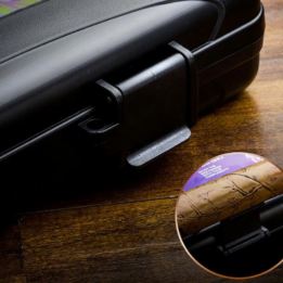 Lubinski Elegant ABS Plastic 5 Count Cigar Travel Case With Blue Lion Patron - Image 3