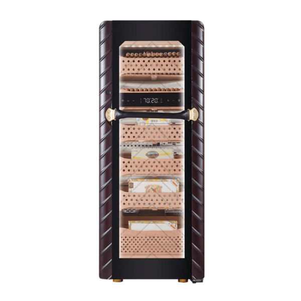 Afidano Electric Cigar Humidor Temperature and Humidity Control and Spanish Cedar Drawers 1400 Ct Model C5 - Image 3