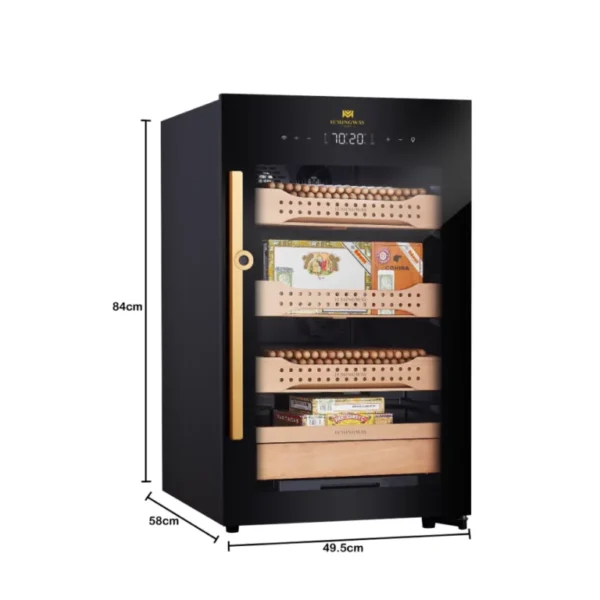 Hemingway Electric Cigar Humidor with Spanish Cedar Wood CH120 Storage 650 Cigars - Image 3