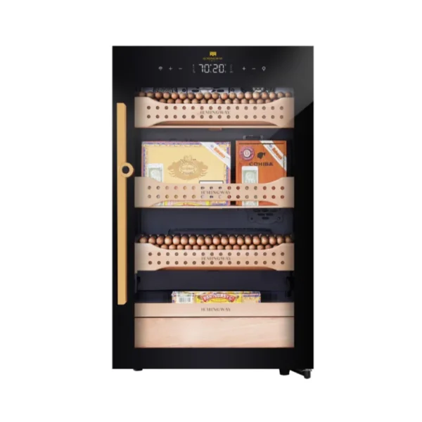 Hemingway Electric Cigar Humidor with Spanish Cedar Wood CH120 Storage 650 Cigars - Image 4