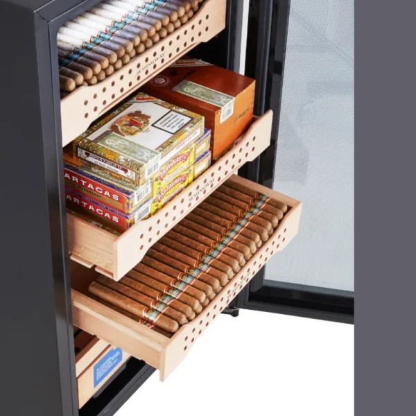 Hemingway Premium Electric Cigar Humidor Spanish Cedar wood with Ammonia Filter 2000 Cigar - Image 6