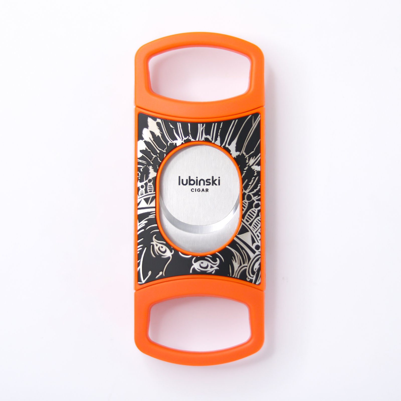 Stainless Steel Pocket Cigar Cutter V- cut cigar  Double Blades With Cigar Stand Gift Box - Image 1