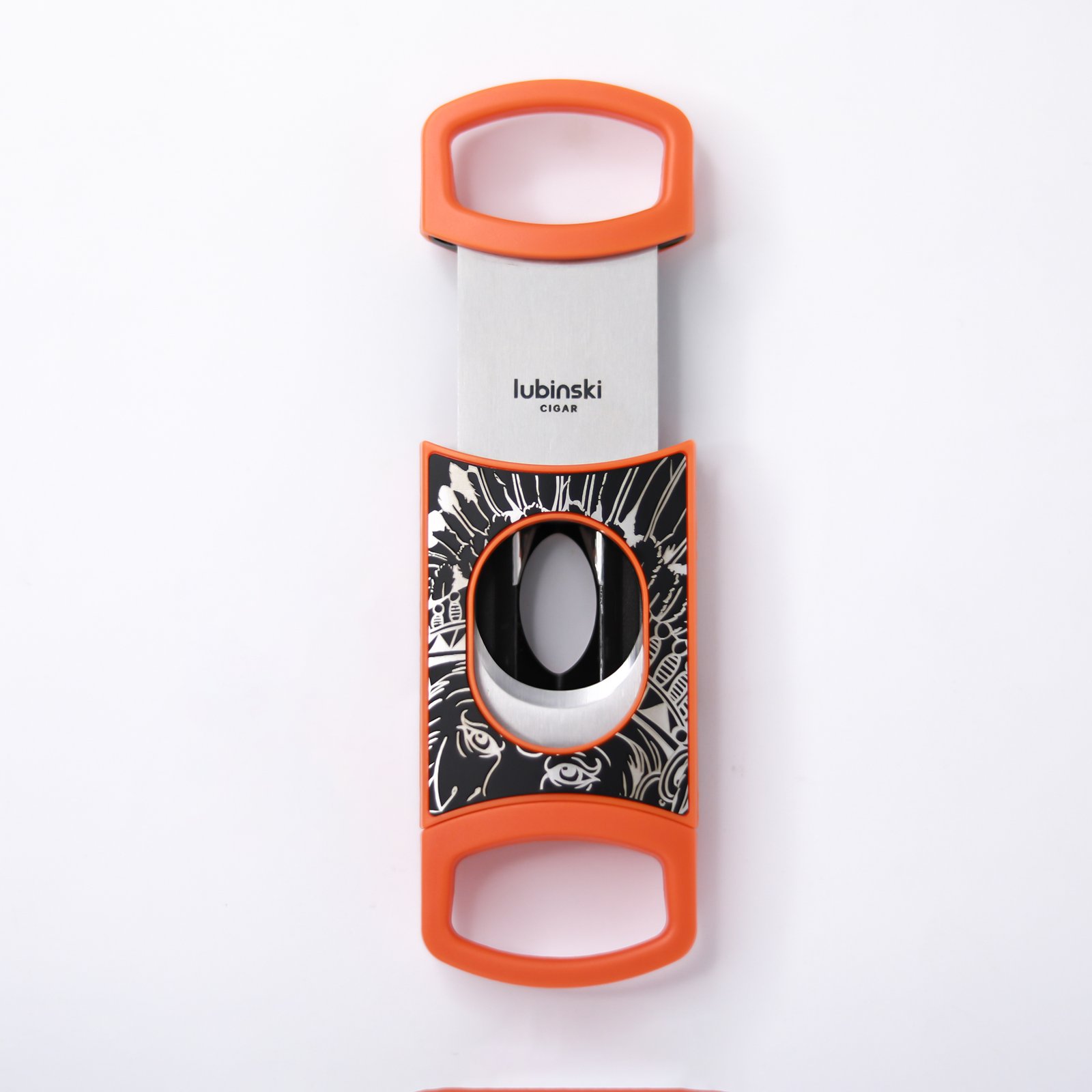 Stainless Steel Pocket Cigar Cutter V- cut cigar  Double Blades With Cigar Stand Gift Box - Image 2