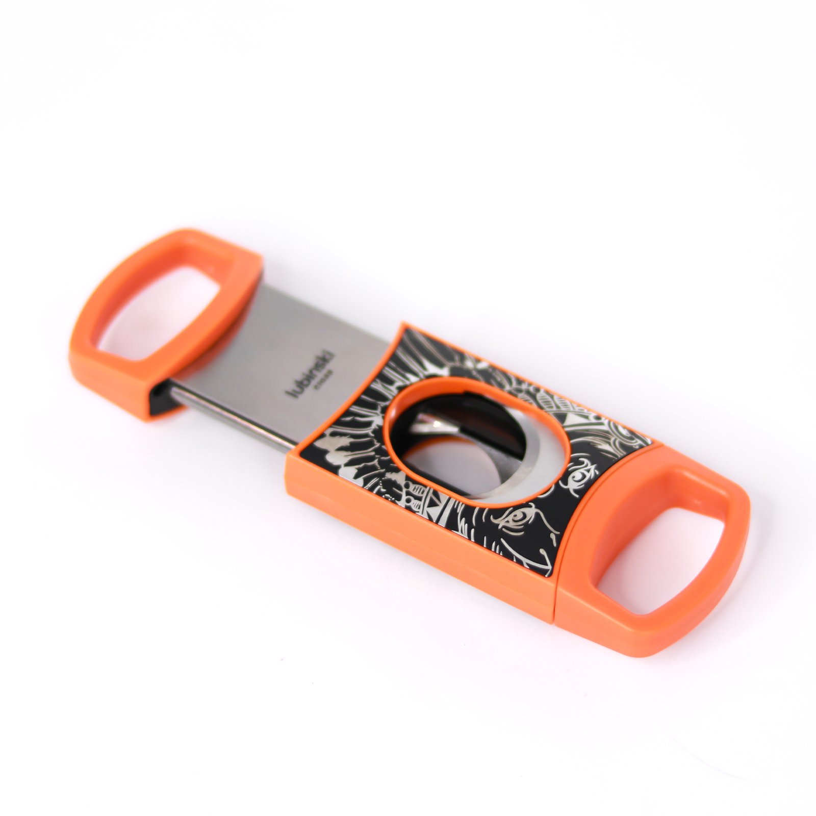 Stainless Steel Pocket Cigar Cutter V- cut cigar  Double Blades With Cigar Stand Gift Box - Image 4