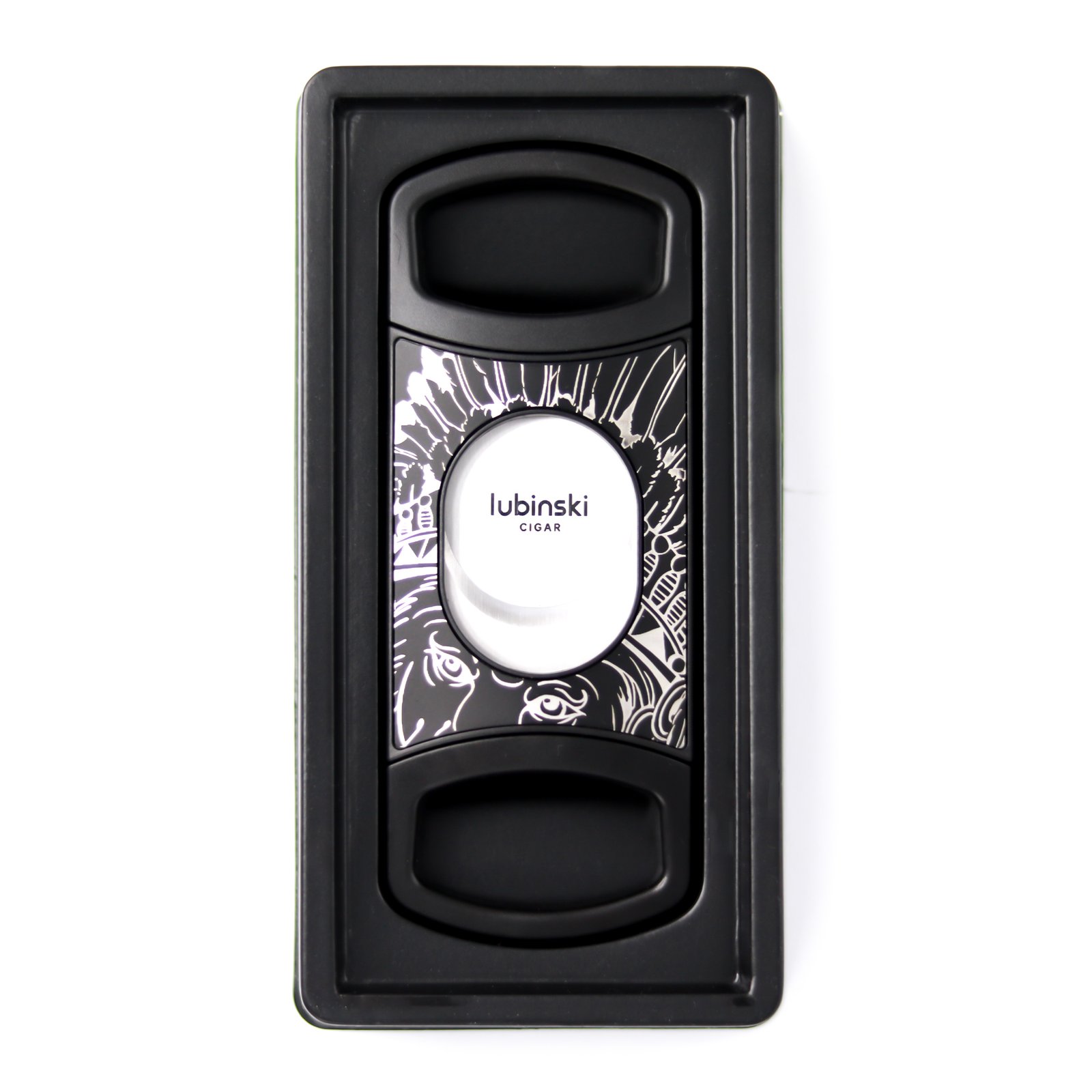 Stainless Steel Pocket Cigar Cutter V- cut cigar  Double Blades With Cigar Stand Gift Box - Image 8