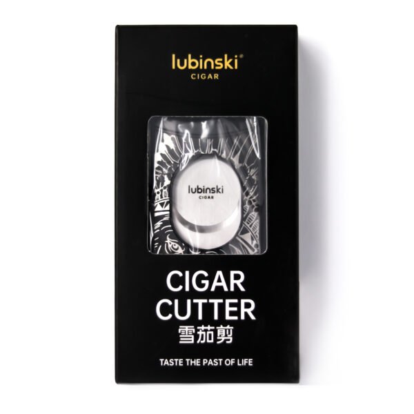 Stainless Steel Pocket Cigar Cutter V- cut cigar  Double Blades With Cigar Stand Gift Box - Image 9