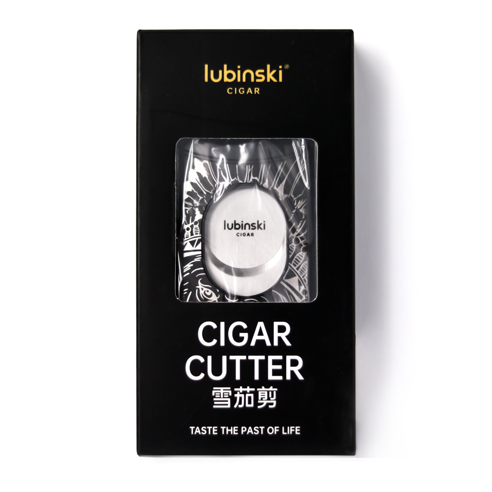 Stainless Steel Pocket Cigar Cutter V- cut cigar  Double Blades With Cigar Stand Gift Box - Image 9